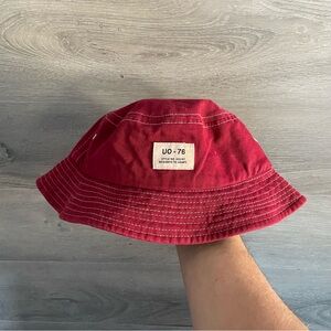 Red Bucket Hat